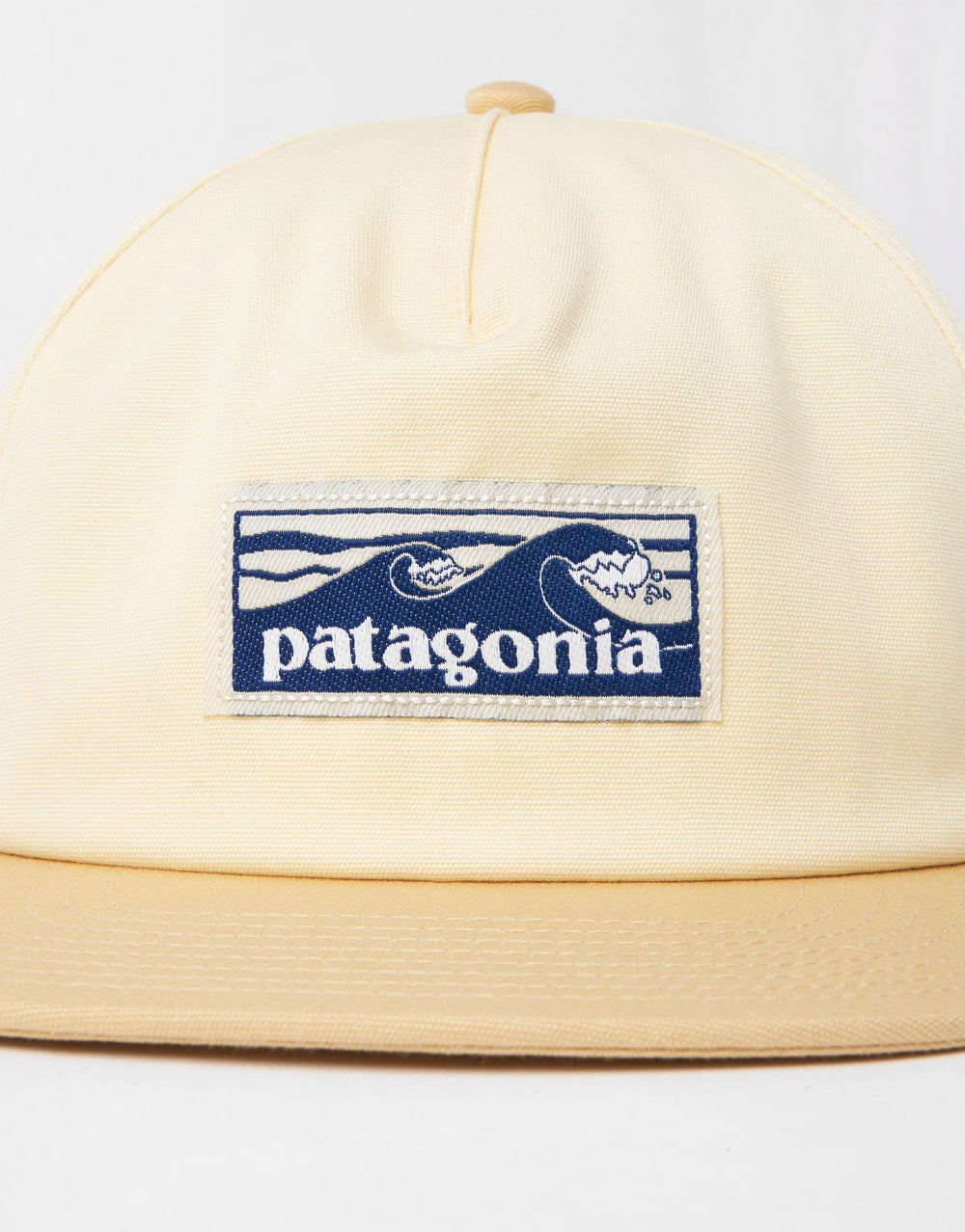 Patagonia Boardshort Label Funfarer Snapback Cap - Buttercup Yellow