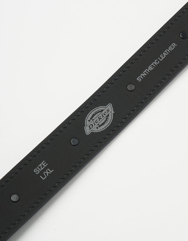 Dickies Studded Leather Belt - Black