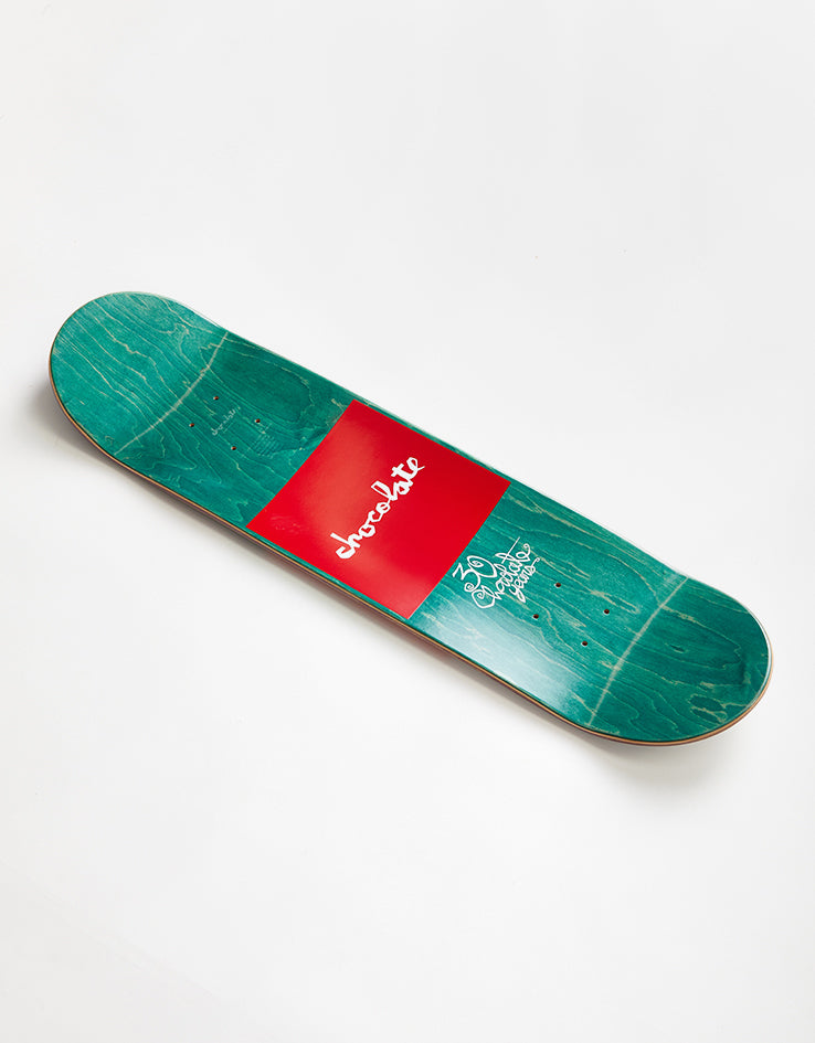 Chocolate Aikens Red Square 'Heritage Logo Collection' G018 Skateboard Deck - 8"