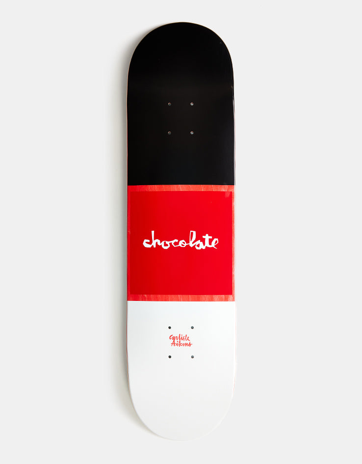 Chocolate Aikens Red Square 'Heritage Logo Collection' G018 Skateboard Deck - 8"