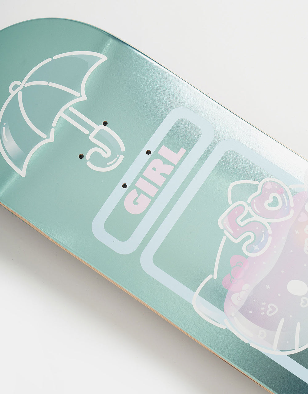 Girl x Sanrio Pacheco Hello Kitty 50th Anniversary 'TWIN TIP' G096 Skateboard Deck - 8.5"