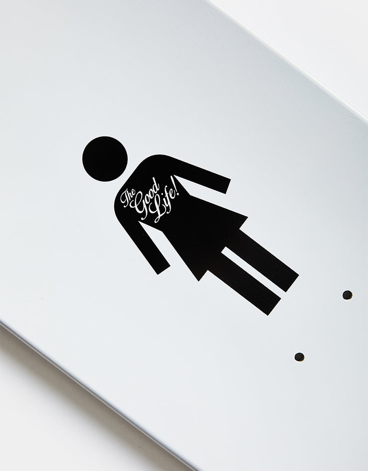 Girl x The Good Life Malto Bones 'TWIN TIP' G069 Skateboard Deck - 8.25"