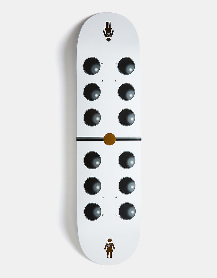 Girl x The Good Life Gass Bones 'TWIN TIP' G080 Skateboard Deck - 8"