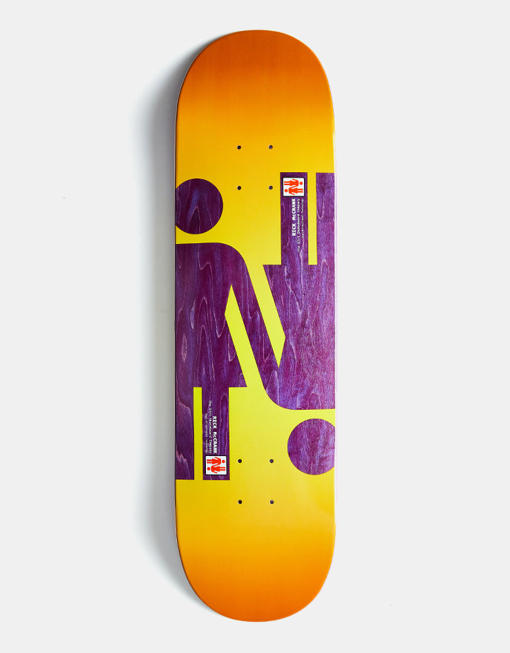 Girl McCrank Dual Directional 'TWIN TIP' G096 Skateboard Deck - 8.5"