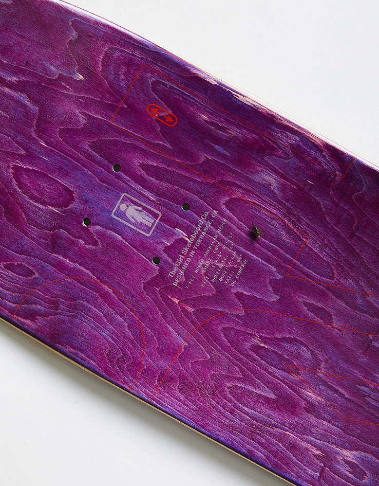 Girl McCrank Dual Directional 'TWIN TIP' G096 Skateboard Deck - 8.5"