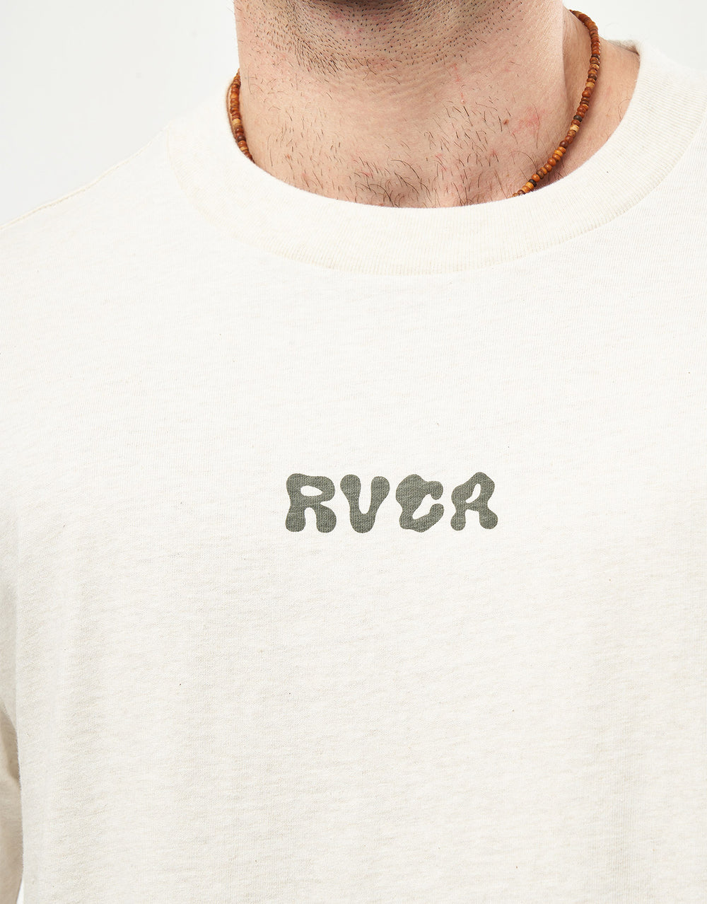 RVCA Decoshroom T-Shirt - Oatmeal Heather