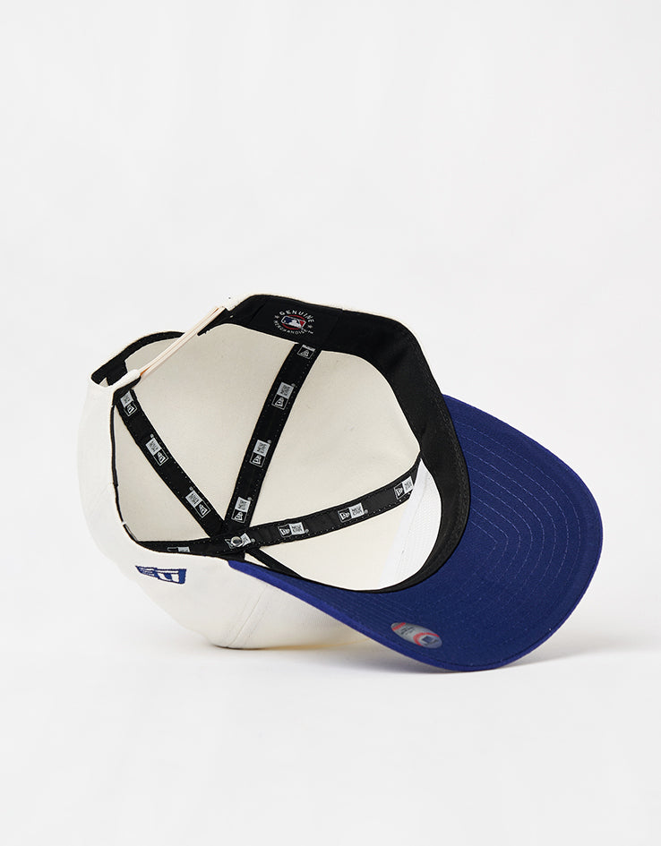 New Era Los Angeles Dodgers Script PC Golfer Snapback Cap - Ivory/Dark Royal