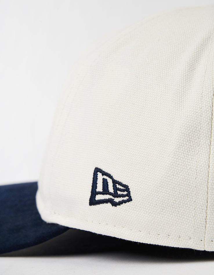 New Era New York Yankees Script PC Golfer Snapback Cap - Ivory/Navy