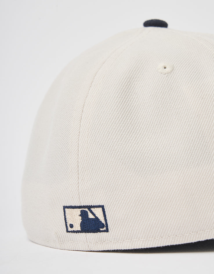 New Era New York Yankees Pin 59Fifty® LP Fitted Cap - Ivory/Navy