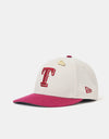 New Era Texas Rangers Pin 59Fifty® LP Fitted Cap - Ivory/Red