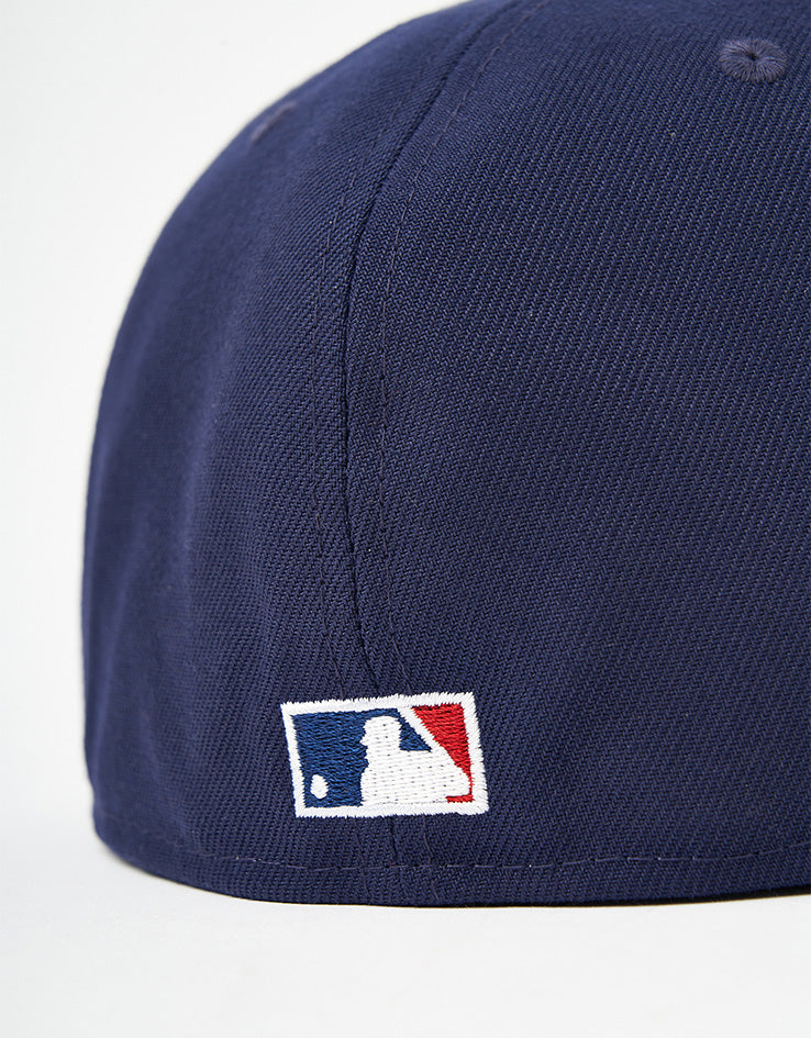 New Era Anaheim Angels Visor Clip 59Fifty® Fitted Cap - Light Navy/Natural