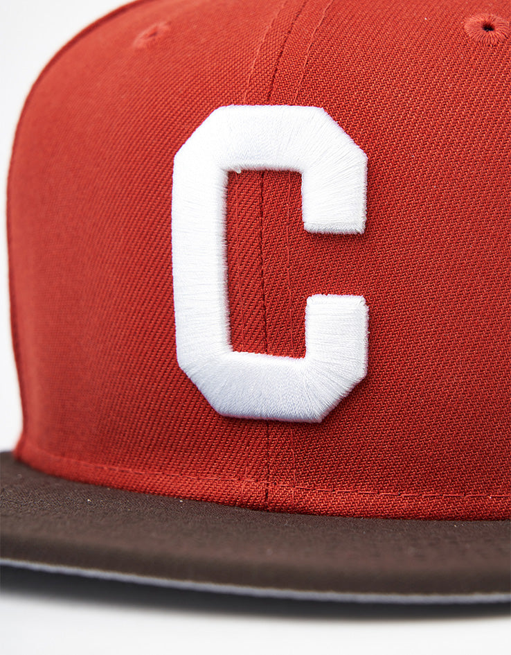 New Era Chicago Cubs Visor Clip 59Fifty® Fitted Cap - Rust/Brown