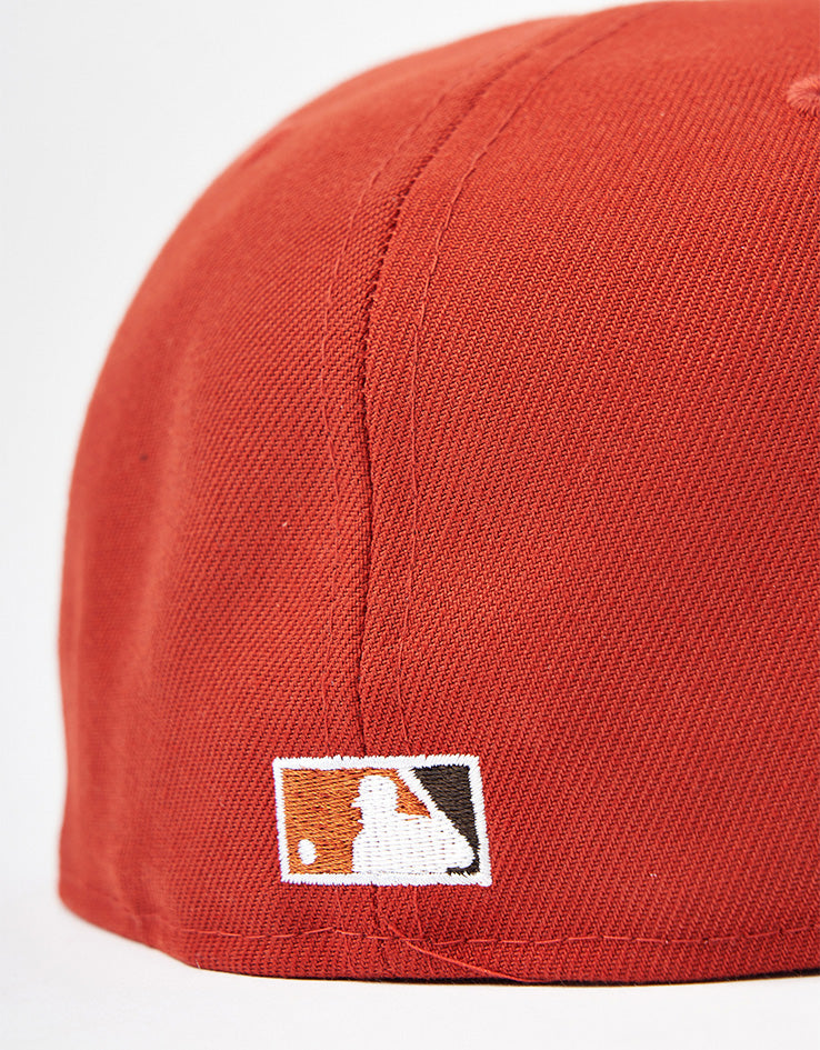 New Era Chicago Cubs Visor Clip 59Fifty® Fitted Cap - Rust/Brown