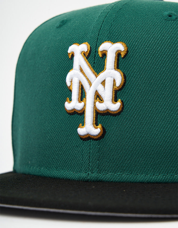 New Era New York Mets Visor Clip 59Fifty® Fitted Cap - Emerald Green/Black