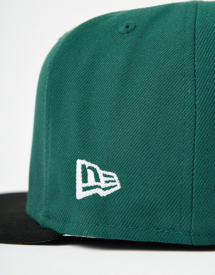 New Era New York Mets Visor Clip 59Fifty® Fitted Cap - Emerald Green/Black
