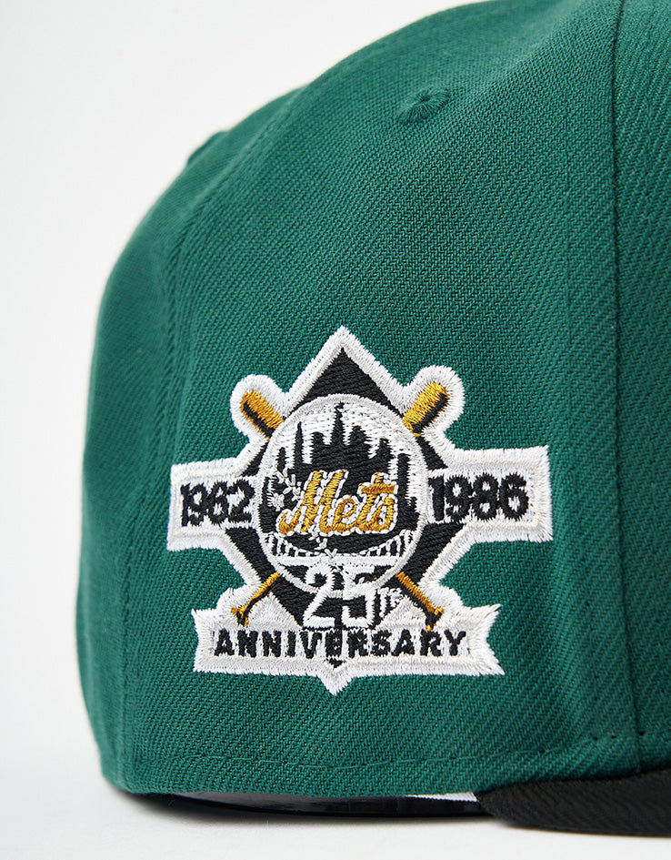 New Era New York Mets Visor Clip 59Fifty® Fitted Cap - Emerald Green/Black