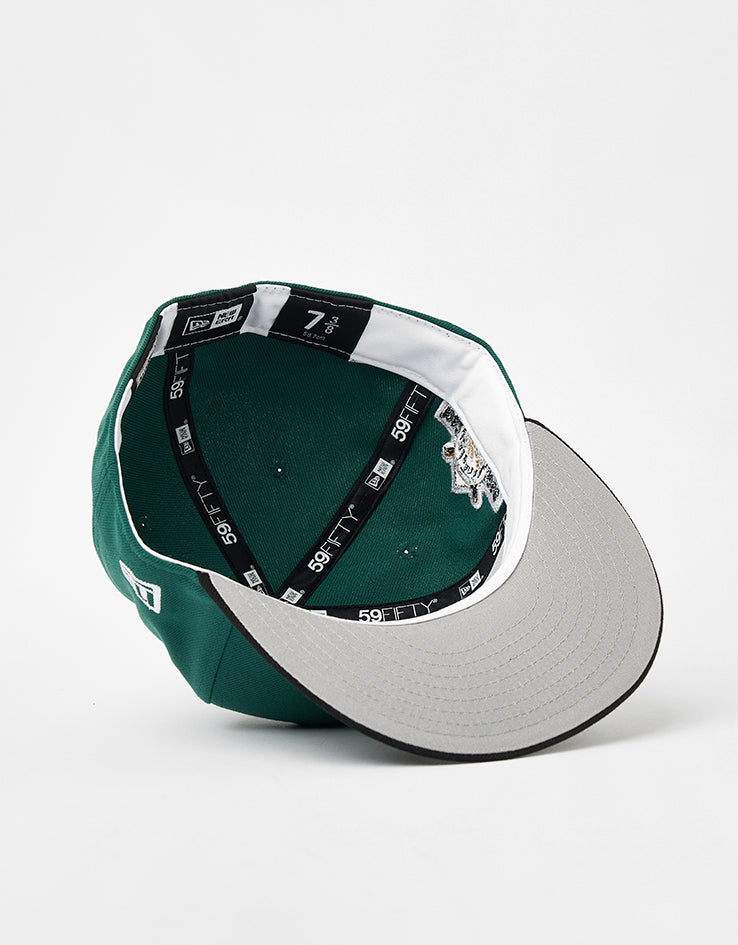 New Era New York Mets Visor Clip 59Fifty® Fitted Cap - Emerald Green/Black
