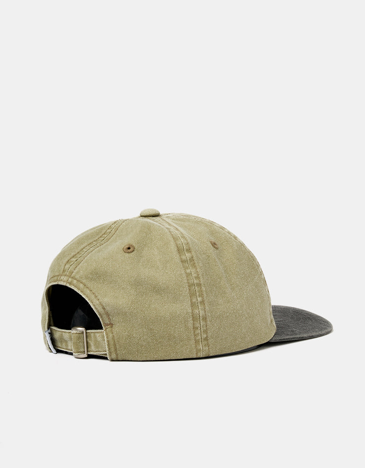 Obey Pigment Bold 6 Panel Strapback Cap - Pigment Khaki Multi