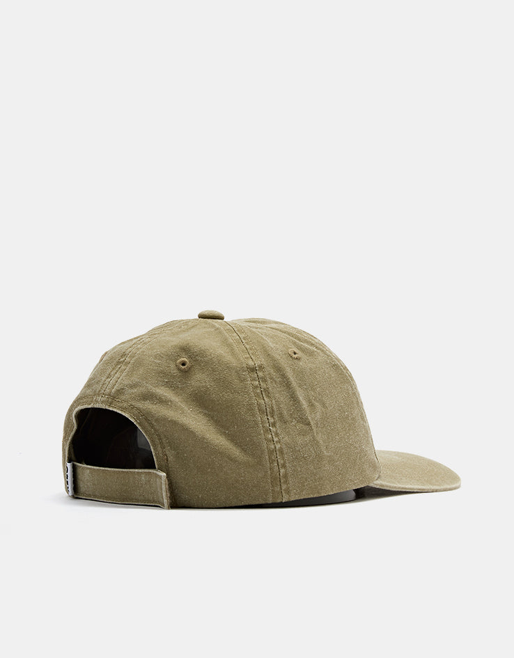 Obey Icon Eyes Pigment 6 Panel Velcro Back Cap - Pigment Khaki