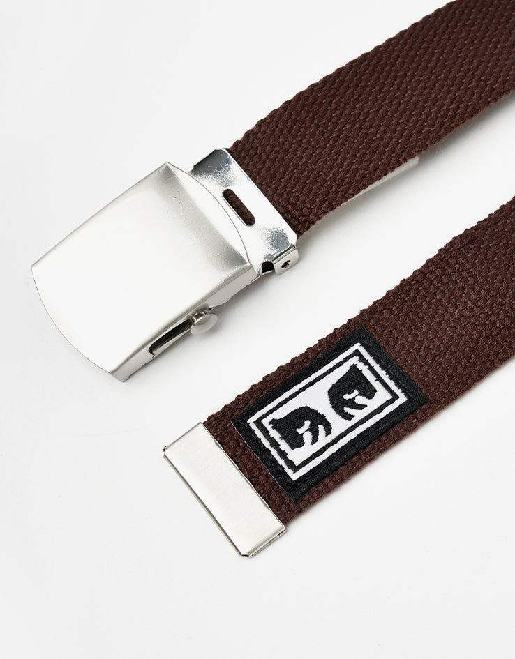 Obey Big Boy Web Belt - Brown Sugar