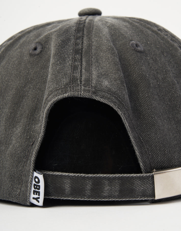 Obey Pigment Obey Hope 5 Panel Strapback Cap - Pigment Black