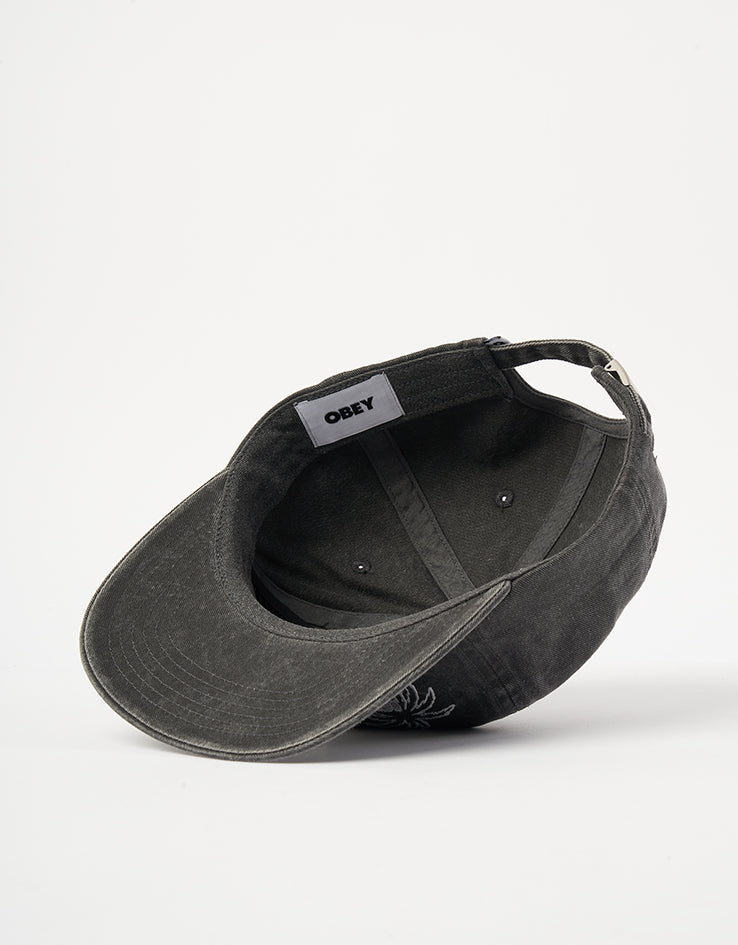 Obey Pigment Obey Hope 5 Panel Strapback Cap - Pigment Black
