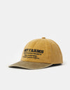 Obey Pigment Obey Farms 6 Panel Strapback Cap - Pigment Mustard Multi