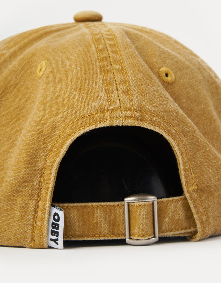 Obey Pigment Obey Farms 6 Panel Strapback Cap - Pigment Mustard Multi