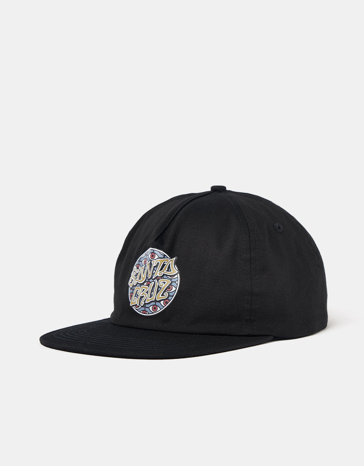 Santa Cruz Salba Eyes Dot Snapback Cap - Black