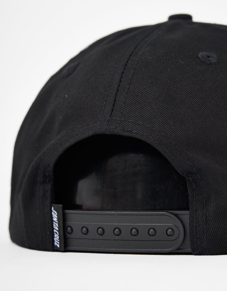 Santa Cruz Salba Eyes Dot Snapback Cap - Black
