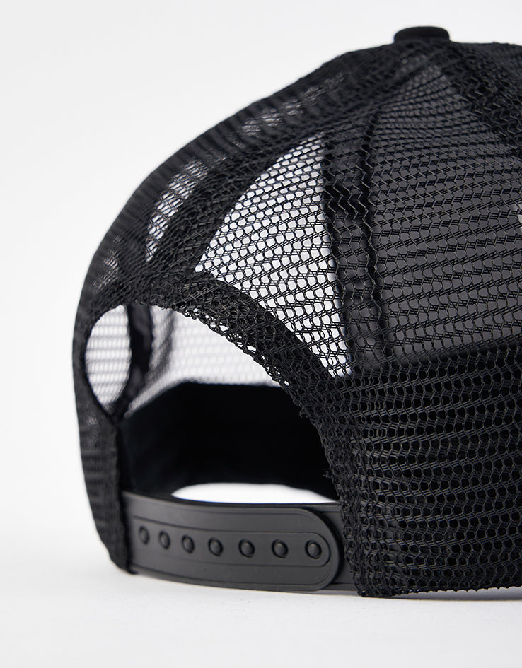 Santa Cruz Wagon Dot Mesh Snapback Cap - Black