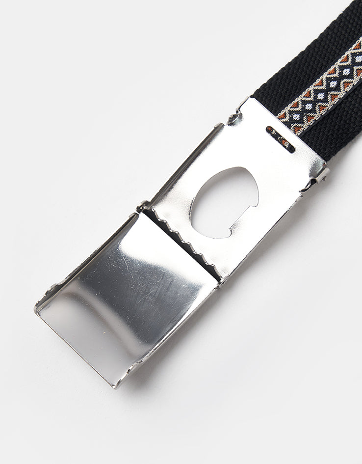 Santa Cruz Carved MFG Web Belt - Black