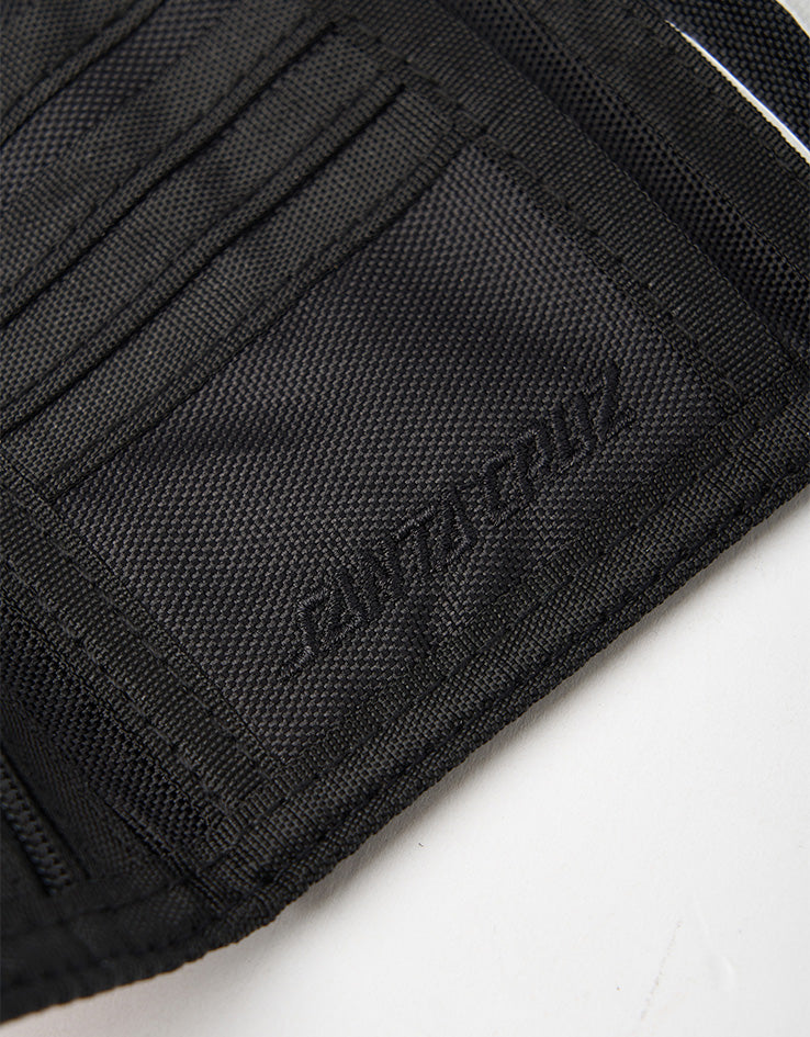 Santa Cruz Mini Hand Tri-Fold Velcro Wallet - Biscuit