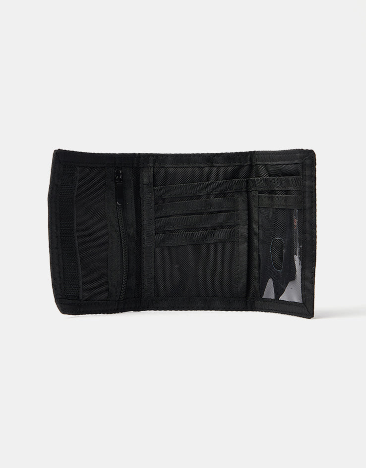Santa Cruz Tonal Opus Dot Tri-Fold Velcro Wallet - Black