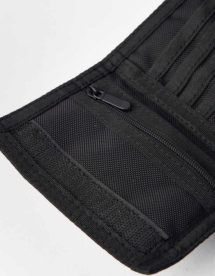 Santa Cruz Tonal Opus Dot Tri-Fold Velcro Wallet - Black