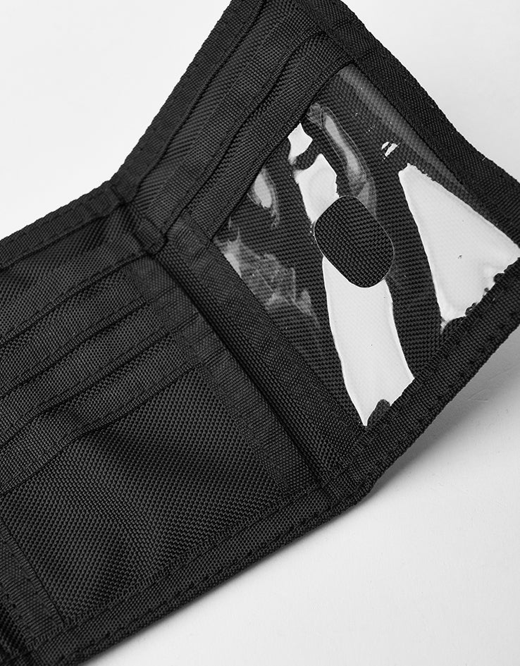 Santa Cruz Tonal Opus Dot Tri-Fold Velcro Wallet - Black