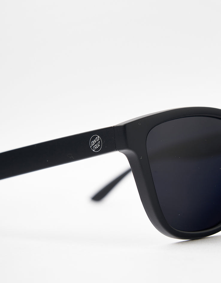 Santa Cruz Coastal Sunglasses - Sand Black/Black