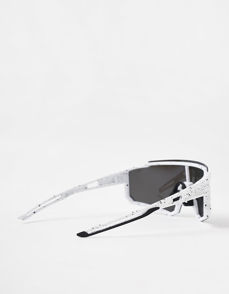 Santa Cruz Strip Racer Sunglasses - White/Blue