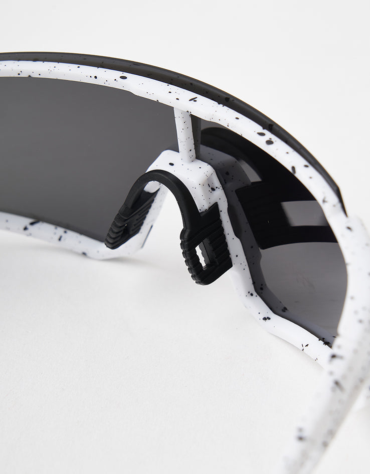 Santa Cruz Strip Racer Sunglasses - White/Blue