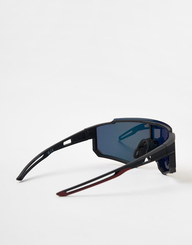 Santa Cruz Strip Racer Sunglasses - Black/Orange-Red