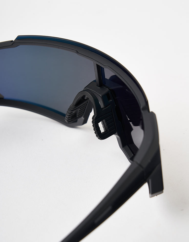 Santa Cruz Strip Racer Sunglasses - Black/Orange-Red