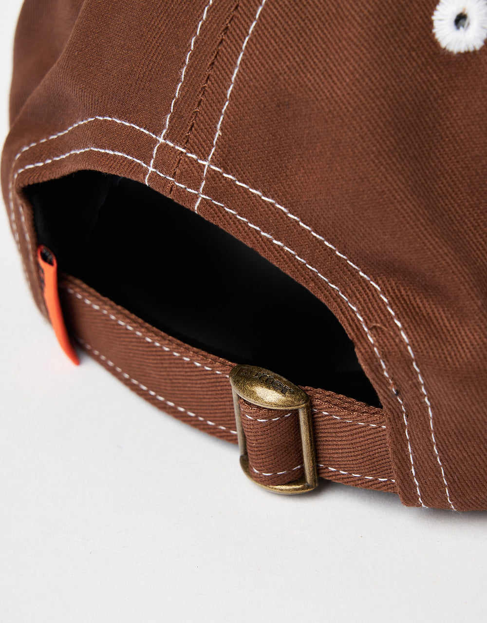 Butter Goods Warped 6 Panel Cap - Brown/Navy