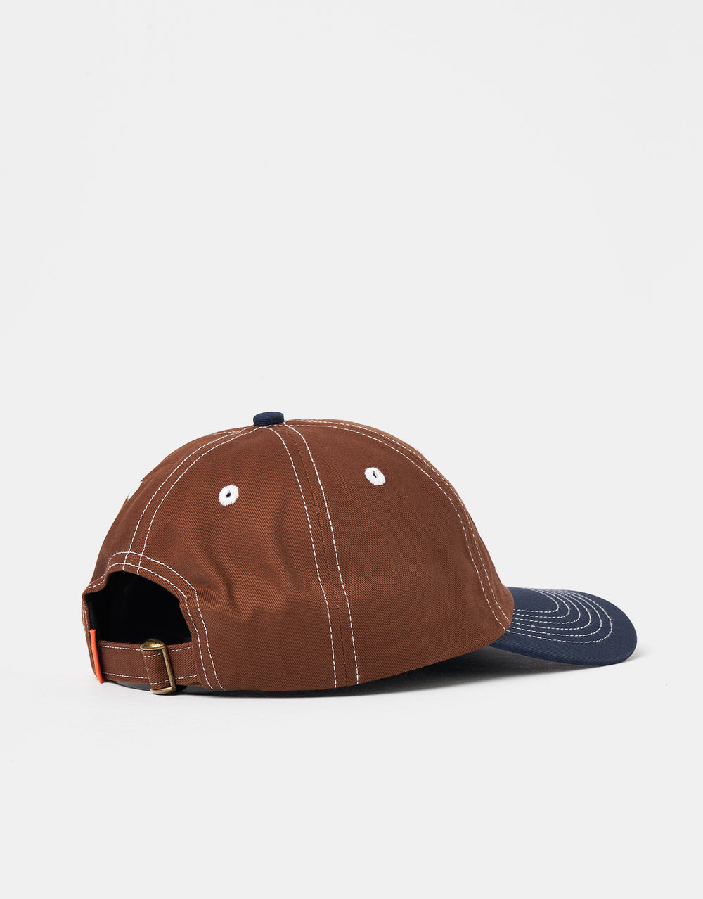 Butter Goods Warped 6 Panel Cap - Brown/Navy