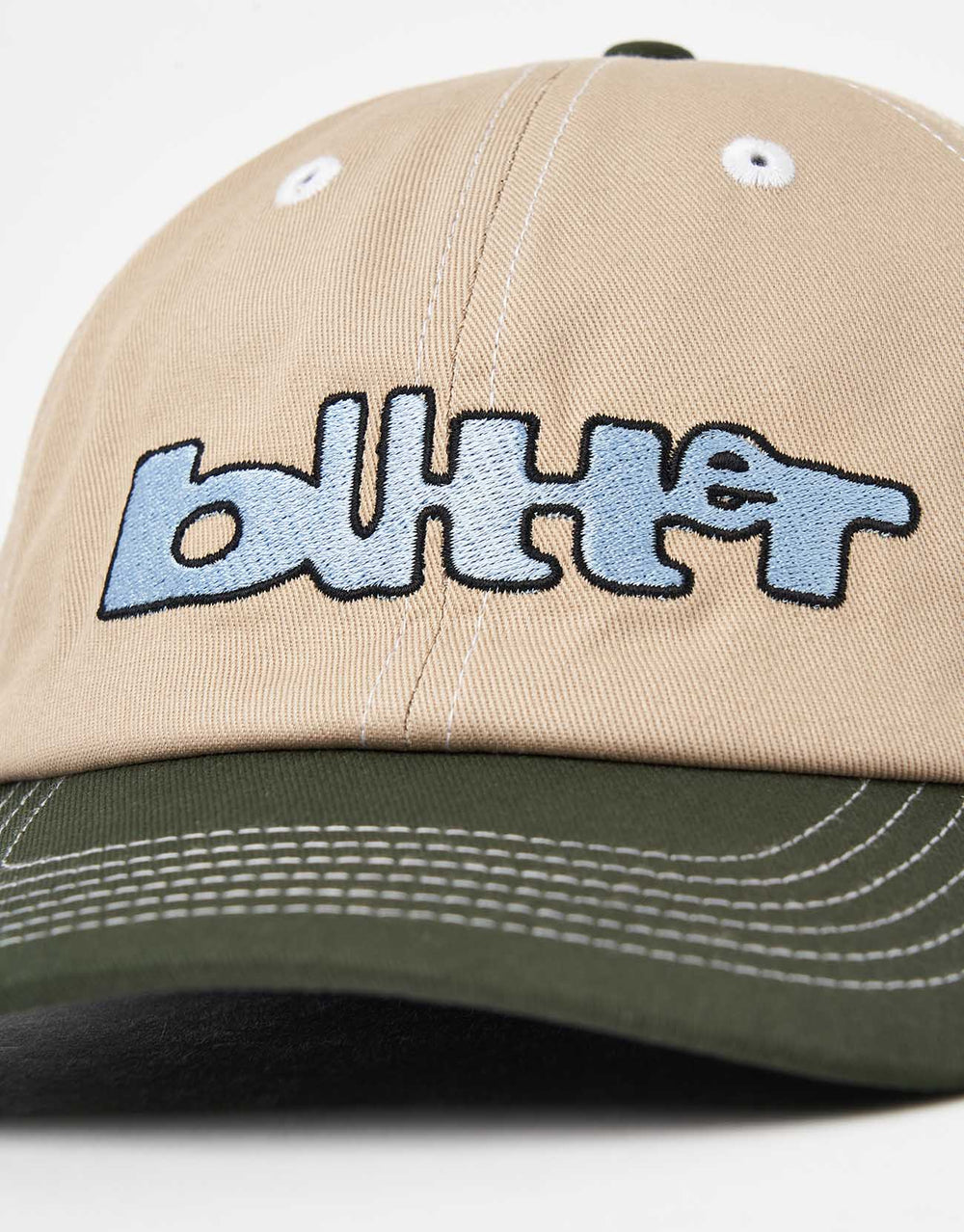 Butter Goods Warped 6 Panel Cap - Tan/Seaweed