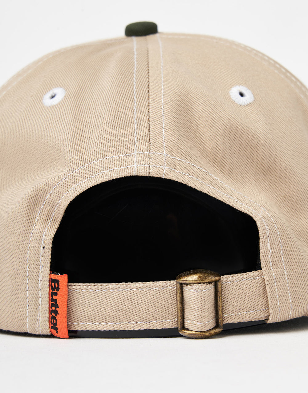 Butter Goods Warped 6 Panel Cap - Tan/Seaweed