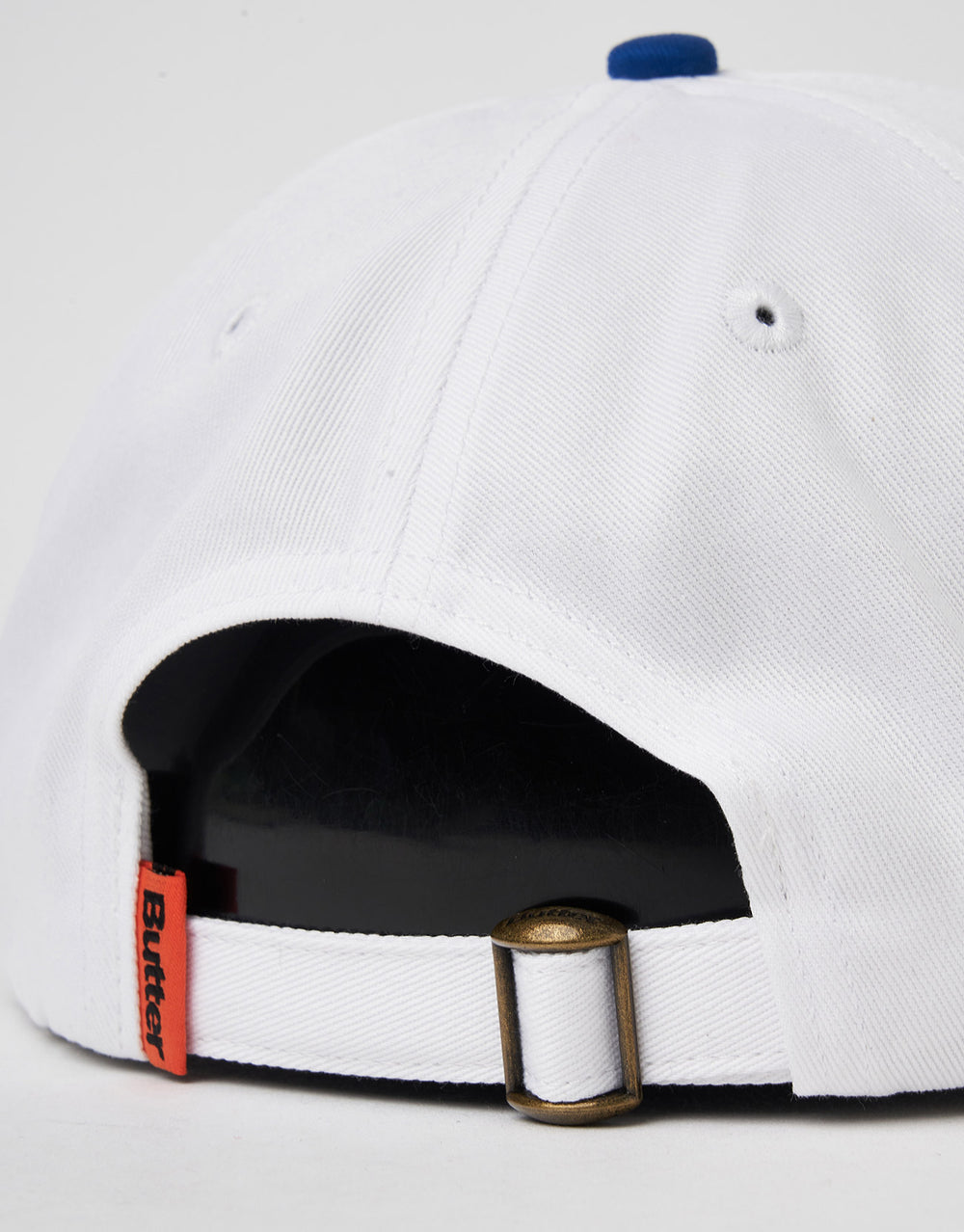 Butter Goods Alien 6 Panel Cap - White/Cobalt