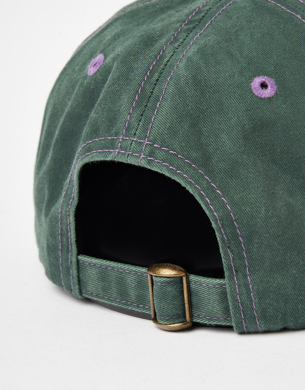 Butter Goods Rounded Logo 6 Panel Cap - Forest