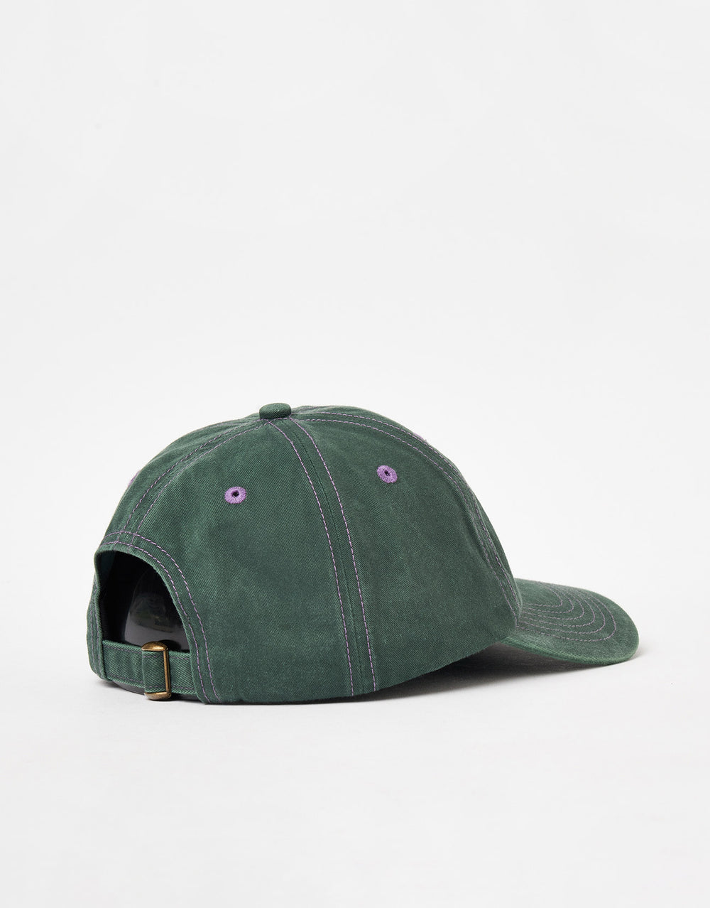 Butter Goods Rounded Logo 6 Panel Cap - Forest