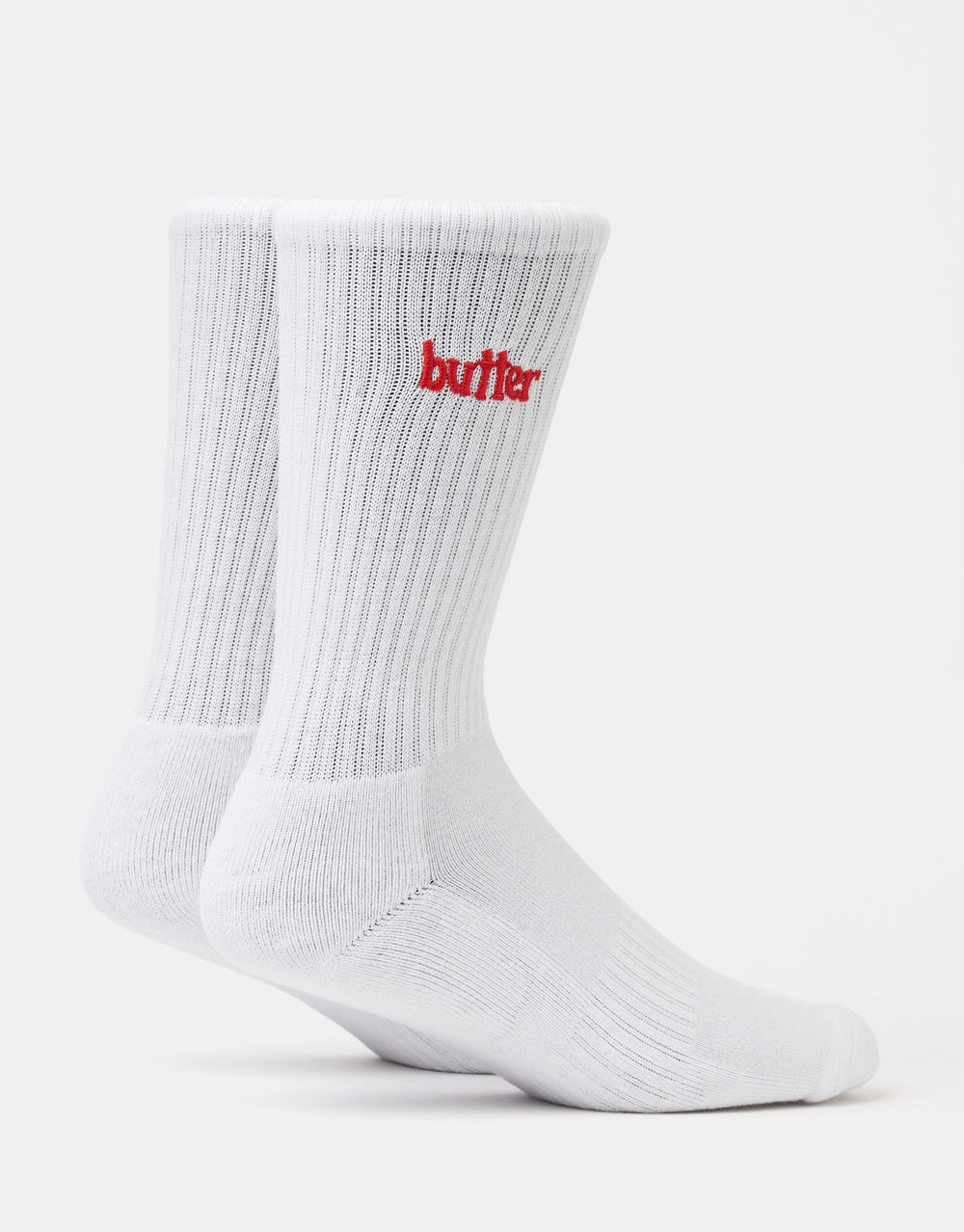 Butter Goods Basic Crew Socks - White