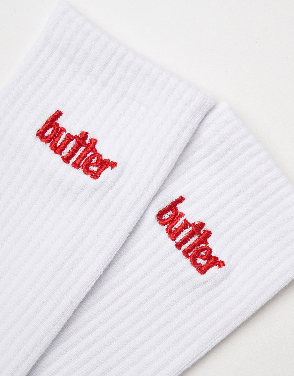 Butter Goods Basic Crew Socks - White